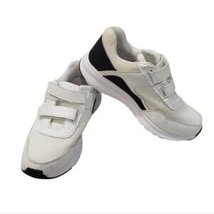 Lightweight Textured Mesh and Faux Leather Comfort Sneakers Cushioned Insoles